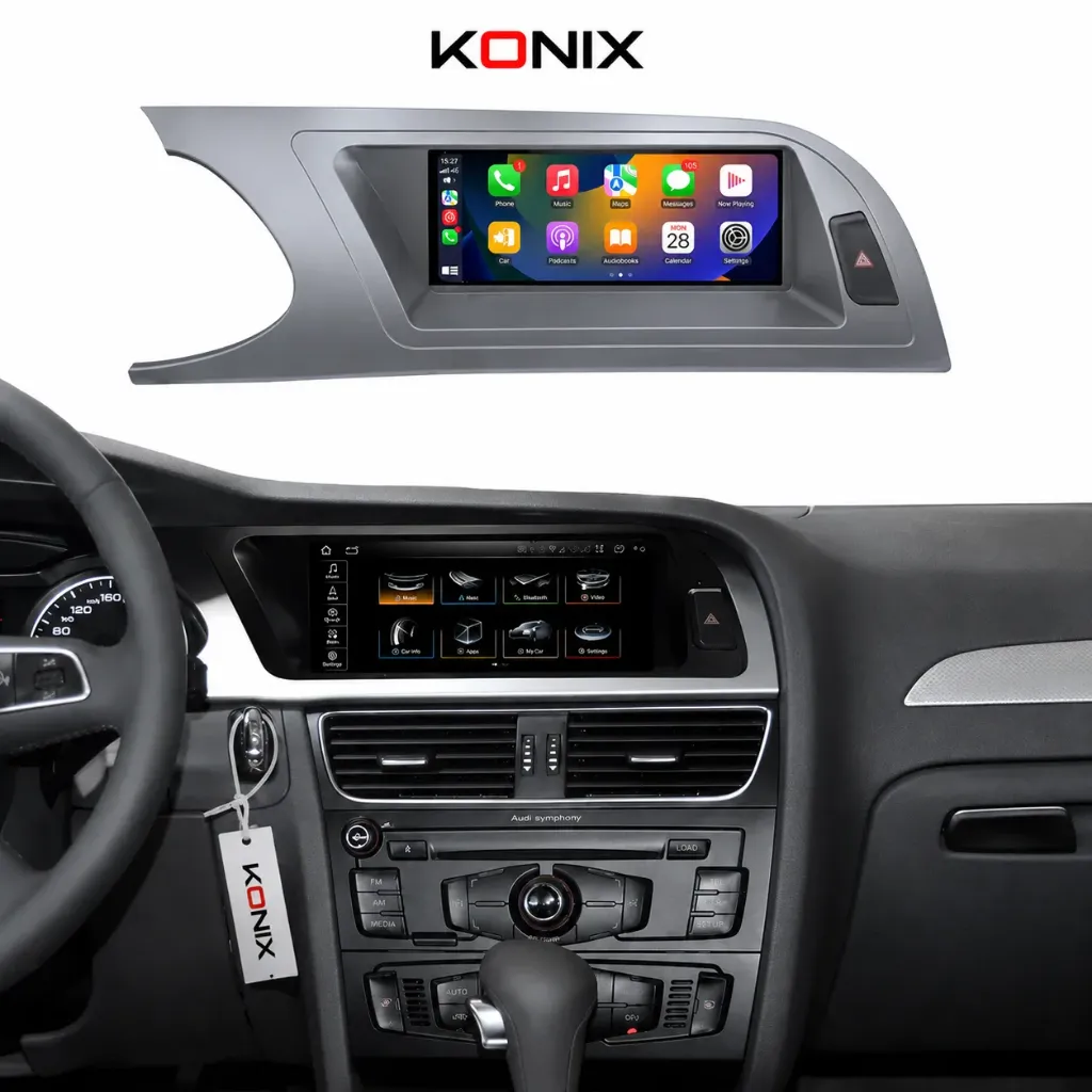 Konix 8.8-Inch Linux Car Screen for Audi A4 / RS4 / S4 B8 2009–2012 (High)