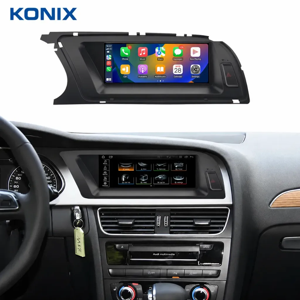 Konix 8.8-Inch Linux Car Screen for Audi A4 / RS4 / S4 B8.5 2013–2016 (High)