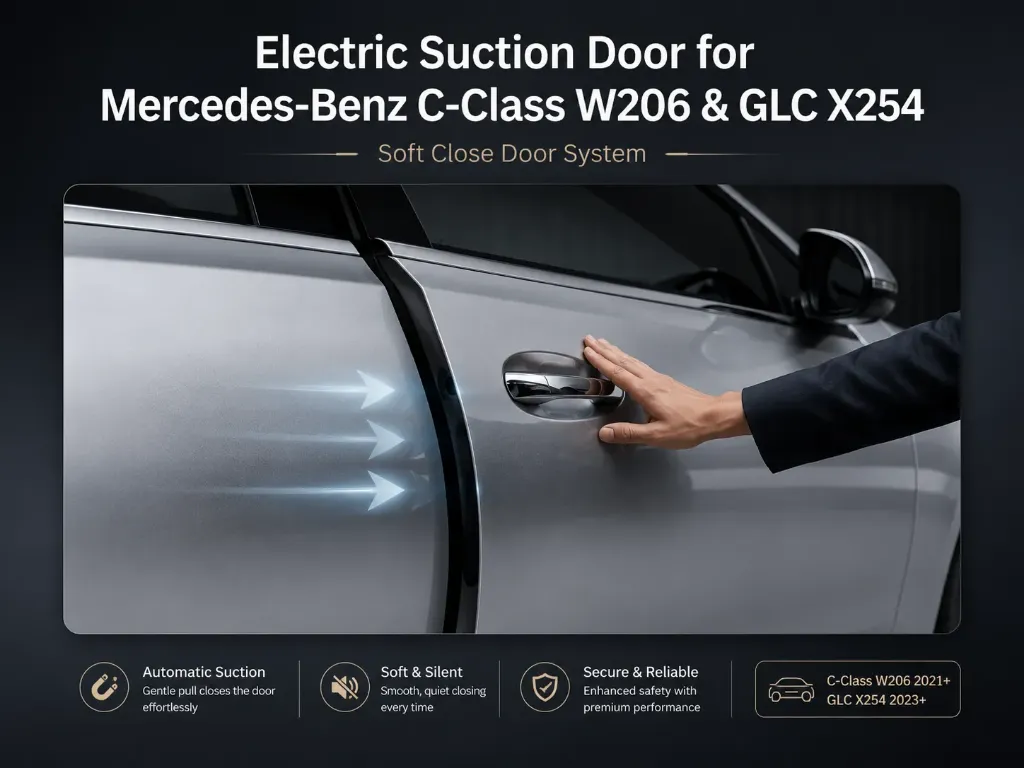 Electric Suction Door Soft Close System for Mercedes-Benz C-Class W206 & GLC X254