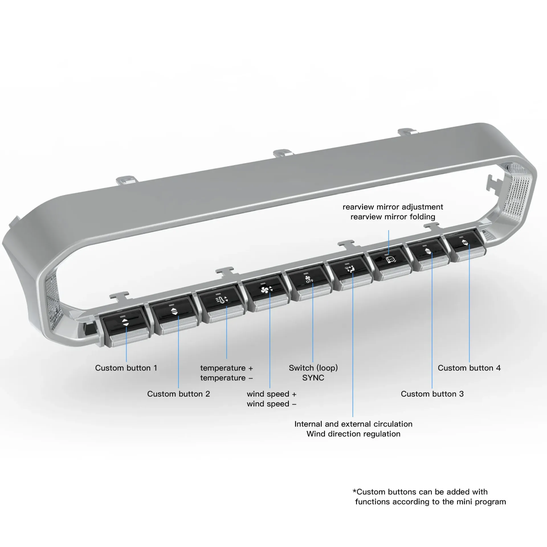 ازرار الشاشه الوسطيه لسياره جيتور T2